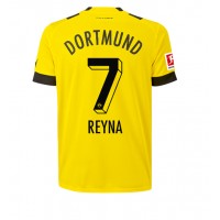 Fotbalové Dres Borussia Dortmund Giovanni Reyna #7 Domácí 2022-23 Krátký Rukáv